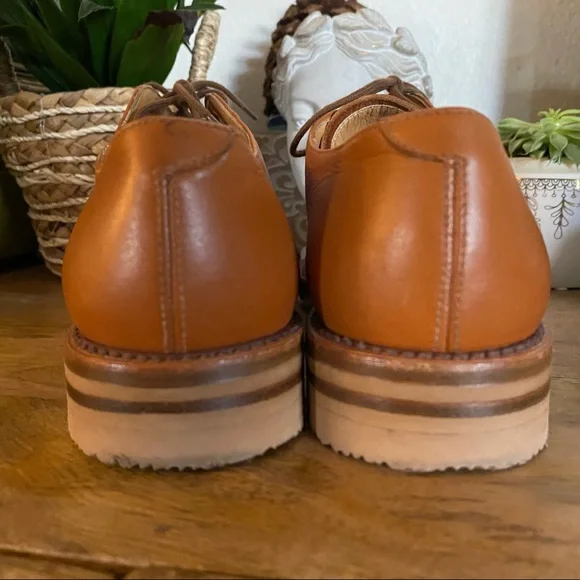 Nieman Marcus Gravati Leather Lace Up Shoes - Picture 4 of 10